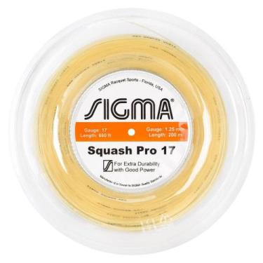 Imagem de Corda Sigma Squash Pro 17L 1.25mm Natural - Rolo Com 200 Metros