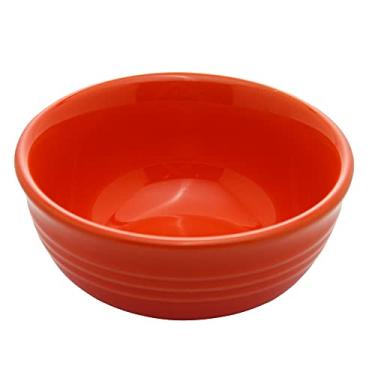 Imagem de BOWLS WOLFF DE CERÂMICA 2 PEÇAS RETRÔ 10x4,5CM LARANJA