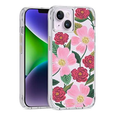 Imagem de Rifle Paper Co. – Capa com design fino compatível com carregamento magnético para iPhone 14 Pro Max