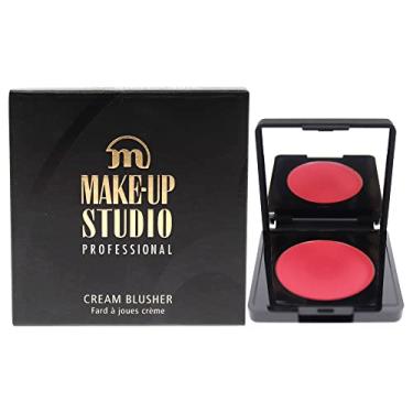 Imagem de Make-Up Studio Blusher creme de maquiagem profissional – Blush suave ideal para aplicar uma cor saudável ao rosto – acabamento acetinado macio – adequado para todas as idades e cores de pele – rosa atrevido – 2,5 g