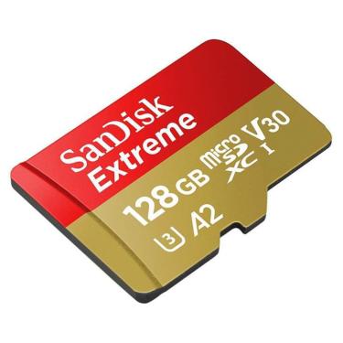 Imagem de Cartão De Memoria Sandisk Micro Sdxc Extreme U3 160Mb/S 4K 128Gb
