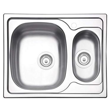 Imagem de CUBA DE SOBREPOR EM ACO INOX 62X50CM VEGA 1.5C 34 R