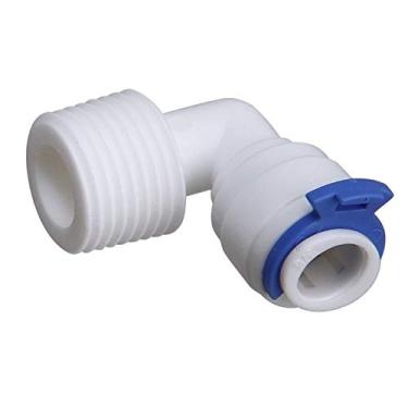 Imagem de Cotovelo Joelho Engate Rápido Rosca 1/2 P/Mang 3/8 Para Filtro Purificador Soft Everest