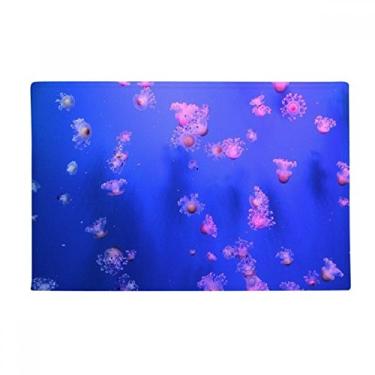 Imagem de DIYthinker Tapete para porta de banheiro com imagem da natureza da ciência, tapete antiderrapante