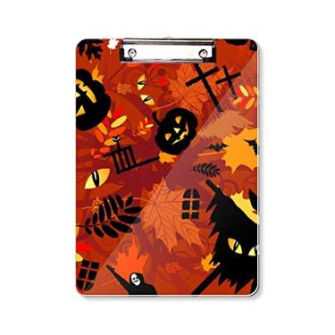 Imagem de Prancheta de Halloween com estampa floresta profunda de desenho A4