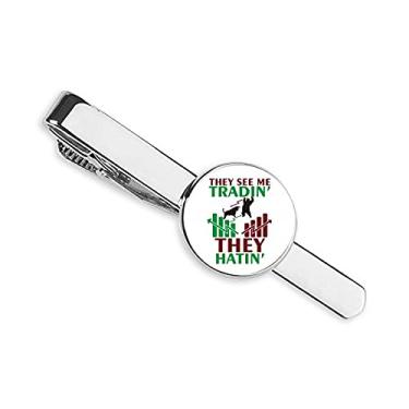 Imagem de Trading Trend – Gravata com clipe de gravata com ciúmes