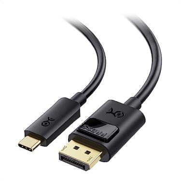 Imagem de Cabo Adaptador de Vídeo - USB-C > Displayport 1.4 - 3m - Cable Matters 201036-BLK-3M (Preto, 4K@60Hz, Thunderbolt 3)