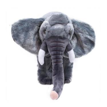Imagem de Bicho De Pelúcia Elefante Em Pé Macio E Atóxico - 16cm - Fofy Toys