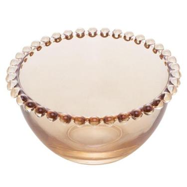 Imagem de Conjunto 4 Bowls Cristal Pearl Âmbar 14X8cm - Wolff