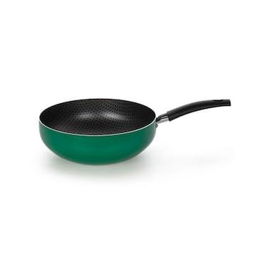 Imagem de Frigideira Wok Multiflon Color com Revestimento Ultra 7 Verde - 24 cm