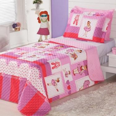 Imagem de Kit Cobre Leito Dupla Face Infantil 2 Pecas - Balet