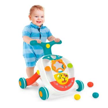 Imagem de Andador Infantil - Primeiros Passos com Som - Colorido - Pais e Filhos