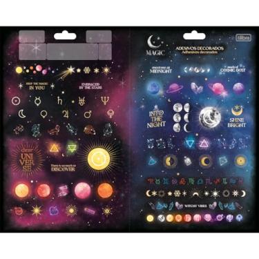 Imagem de Tilibra - Adesivo Decorado Duplo Metalizado Magic, Formato: 145mm x 232mm