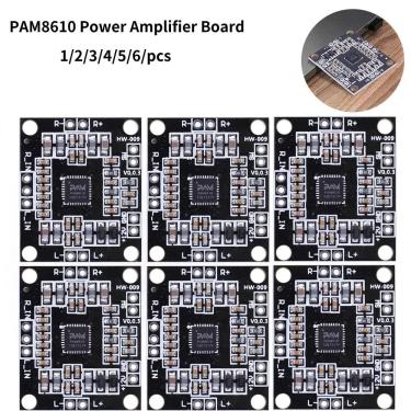 Imagem de PAM8610 Digital Audio Amplificador Board  Dual Channel Stereo Voz Som Amplificador Módulos  2x15W