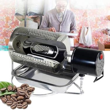 Imagem de Torrador EléTrico De GrãOs De Café, Capacidade: 100-250g, 30 Rpm/1 Minuto, Aquecimento Uniformemente/Com Furos, Para Cozinha De EscritóRio DoméStico-1
