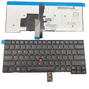 Imagem de Sierra Blackmon (com chave de fenda novo teclado para laptop layout dos EUA para Lenovo ThinkPad T431 T431S E431 T440 T440P t460 T440S E440 L440 T450 T450S L450 T440E L460 L470 Preto com ponteiro com