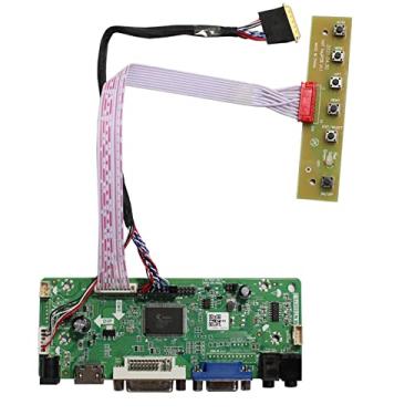 Imagem de VGA+DVI + placa controladora LCD de entrada de áudio para LP140WH1 LP156WH2 11,6'' 35.6 cm 39.6 cm 1366x768 LED 40 pinos painel LCD