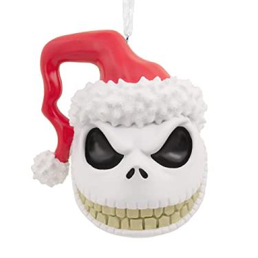 Imagem de Hallmark Disney Enfeite de Natal Jack Skellington Head de Jack Skellington de Tim Burton