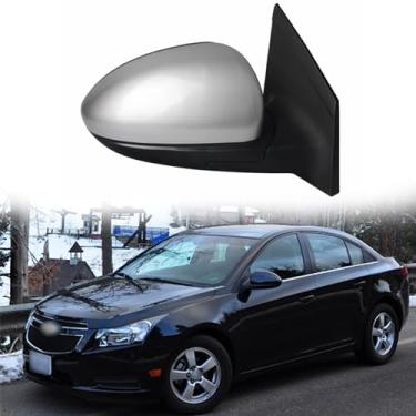 Imagem de Espelhos de porta lateral do passageiro adequados para Chevrolet Cruze 2009-2014 Acessórios de carro Montagem de espelho retrovisor lateral Lente ajustável de substituição