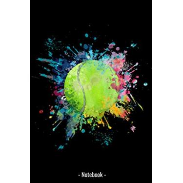 Imagem de Notebook - Tennis Color Splash: Formato A5 con 120 pagine per tennisti per allenamenti di successo, appunti, giochi, migliori esperienze di tennis. ... sul campo da tennis o nello stadio del tennis
