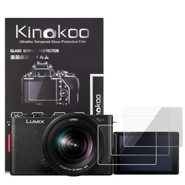Imagem de kinokoo Protetor de tela para câmera sem espelho Panasonic DC-S9 - Película de vidro temperado Panasonic Lumix S9 com dureza 9H de 0,25 mm - antiimpressões digitais, antiarranhões e sem bolhas (3