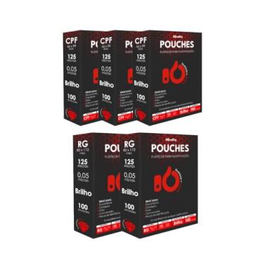 Imagem de Plastico Plastificação 500 Grafity 3 Cento CPF e 2 Cento RG 0,05mm 125 Micras