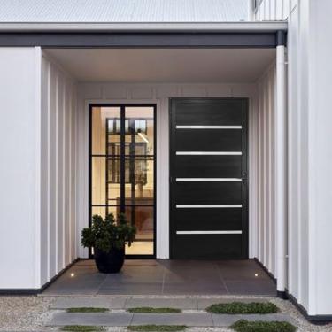 Imagem de Porta Lambril Solara 70 x 2,10 Lado Direito Hale Esquadrias Preto