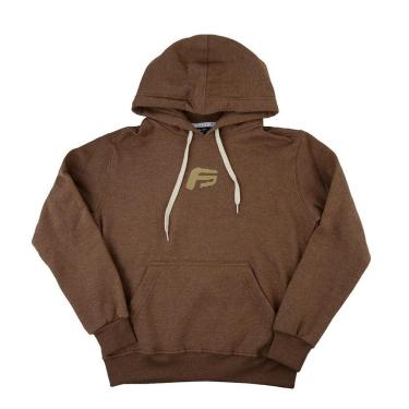 Imagem de Blusa Moletom Infantil Freesurf Nice Marrom Mescla - 1310-Masculino