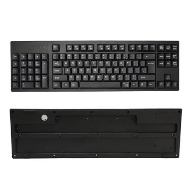 Imagem de Teclado Ergonômico para Canhotos Com 109 Teclas, Conexão Micro USB e Design de Teclado Numérico Esquerdo, Teclado de Escritório Plug and Play para Negócios, Contabilidade e