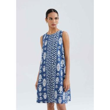 Imagem de Vestido Curto Estampado Reto - Hering