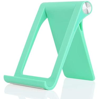 Imagem de Suporte para celular – Suporte para tablet Uniwit multiângulo para mesa de telefone suporte para iPhone Xs Max XR X 8 7 6 Plus, Samsung Galaxy S10 S9 S8 S7 S6, LG, OnePlus, Xiaomi e mais telefones, Verde