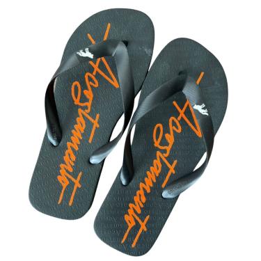 Imagem de Chinelo Masculino Acostamento Logo Laranja Correia Larga