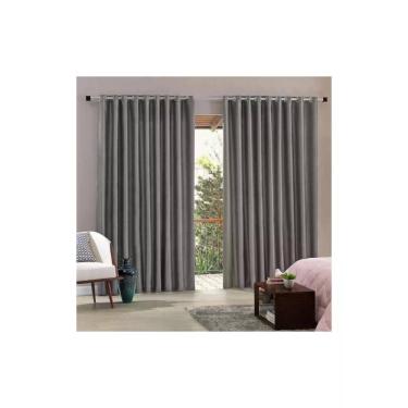 Imagem de Cortina Bella Janela 300x230 cm Blend Tecido Corta Luz Latte