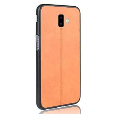 Imagem de Capa para celular Samsung Galaxy J6 Prime, proteção robusta 360° protege seu telefone capa de couro suave para Samsung Galaxy J6 Prime