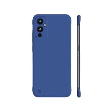 Imagem de Capa ultrafina sem moldura para PC para Oneplus 11 10 9 8 7 Pro 10T 5G 9R 8T 8 Ace Pro capa de telefone rígida colorida fosca, azul escuro, para OnePlus 8 Pro