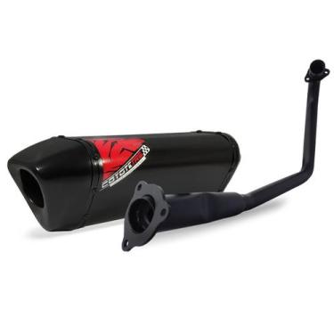 Imagem de Escape / Ponteira Coyote TRS Tri-Oval Alumínio - CG 150 Sport até 2008