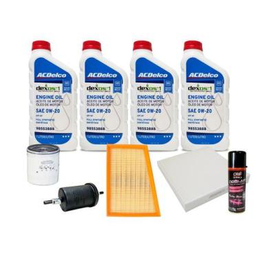 Imagem de Kit Troca De Óleo Chevrolet Onix Flex 1.0 12v / Tracker 1.0 ou 1.2 12v