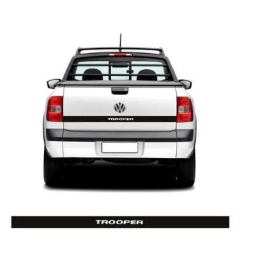 Imagem de Faixa Saveiro Trooper 2014 Até 2018 Adesivo Tampa Traseira - MRC