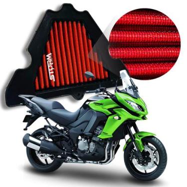 Imagem de Filtro Ar Esportivo moto Kawasaki Versys 1000 cc 2016 a 2019 - RS FILT