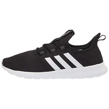 Imagem de adidas Sapato de corrida feminino Cloudfoam Pure 2.0, Preto/Branco/Carbono, 7