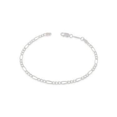 Imagem de Pulseira de prata 925 unissex rommanel groumet 19 cm 850051