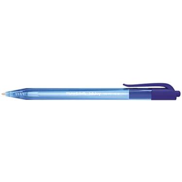 Imagem de PAPER MATE 40558 Inkjoy 100 - Penna a sfera, Punta Media, inchiostro Ultra Morbido, resistente alle sbavature, retrattile, 0,5 mm, azul