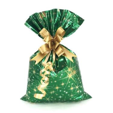 Imagem de Sacos de presente Natal 30x44cm 50un / - Aliança Embalagens, 399 Star 
