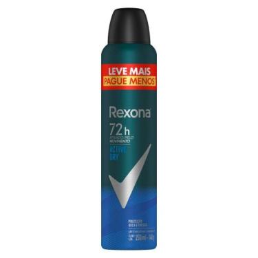 Imagem de Desodorante Rexona Men Active Dry Aerosol Antitranspirante 72h 250ml L