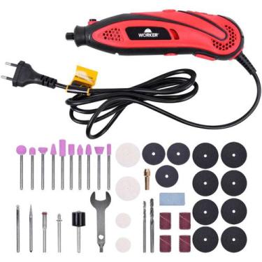 Imagem de Microrretífica 130W 40 Peças 220v Worker