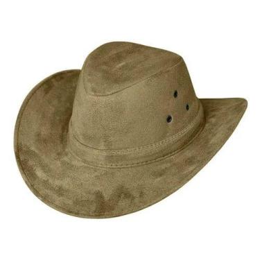 Imagem de Chapéu Texas Cowboy Americano Sertanejo - Chapelaria Vintage, Marrom, 
