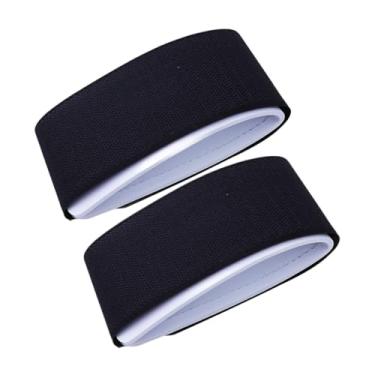 Imagem de rockible 2Pcs Ski Straps, Ski Wraps Ties para transportar equipamentos de esqui, fita de fixação ajustável para cinta de transporte de snowboard, Preto