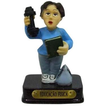 Imagem de Boneco Profissional Ed.Fisica M Miniatura Decoração 8cm - Zona Livre