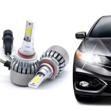 Imagem de Kit Par Super Led Lumens H1 a H11 9005/9006 Farol Automotivo - Tesla S