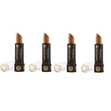 Imagem de Kit 4 Corretivo Bastão Cor 03 Escuro 3,8gr - Ramona Make Up
